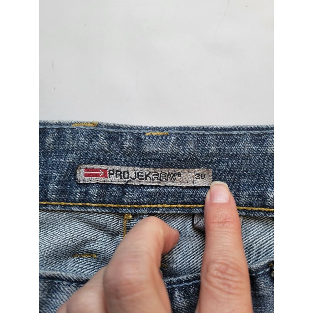 Pro JekRaw Medium Wash Regular Fit Jeans Size 38 Everyday Wear Casual Timeless - Picture 3 of 10